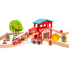 Fire Rescue Train Set