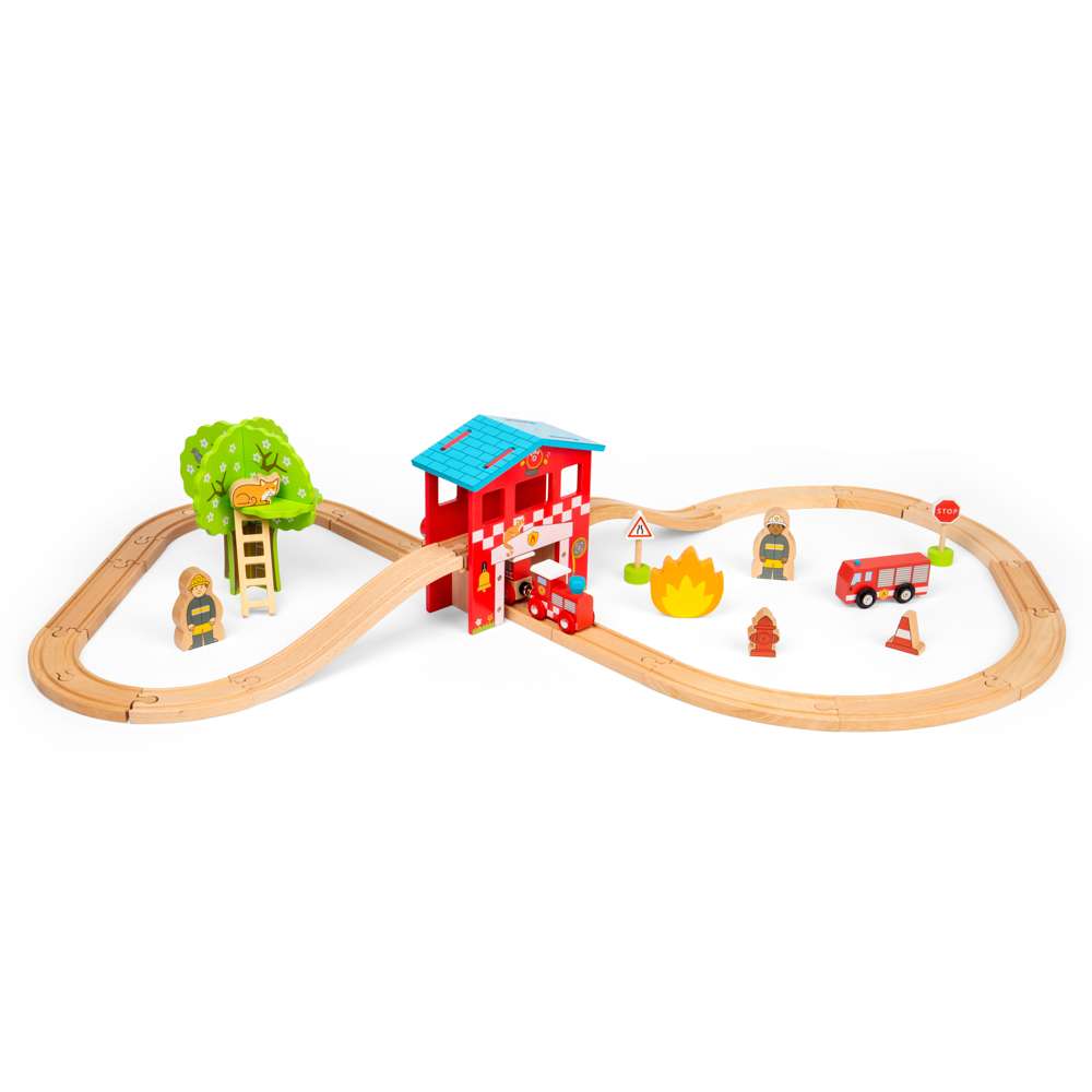 Fire Rescue Train Set