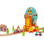 Ferris Wheel Train Tunnel