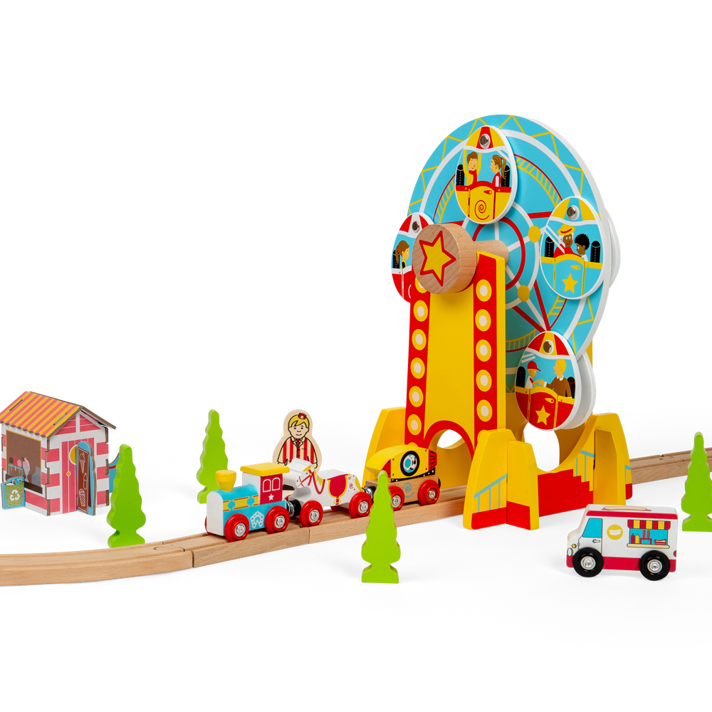 Ferris Wheel Train Tunnel