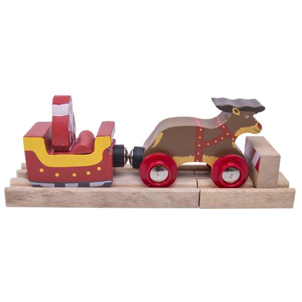 Santa Sleigh with Reindeer