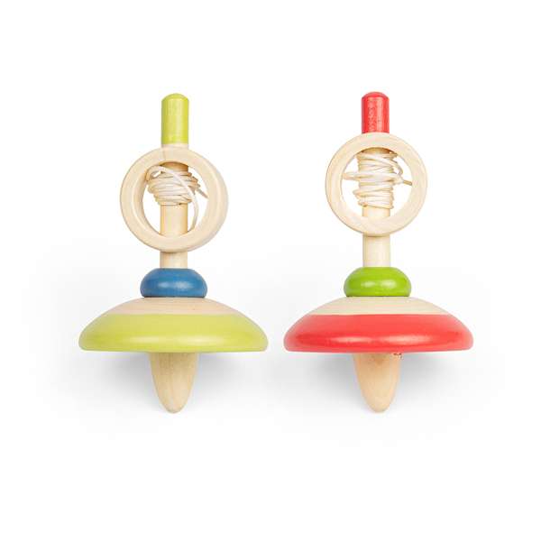 Red Green Spinning Tops